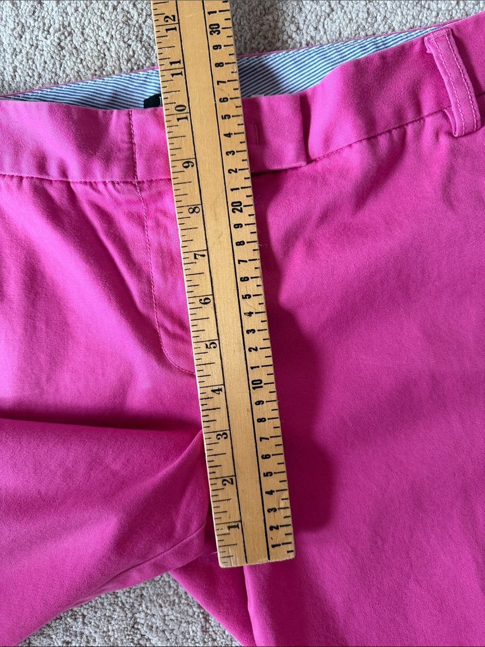 J. Crew Pink City Fit Chino Bermuda Shorts size 8 - Picture 7 of 8